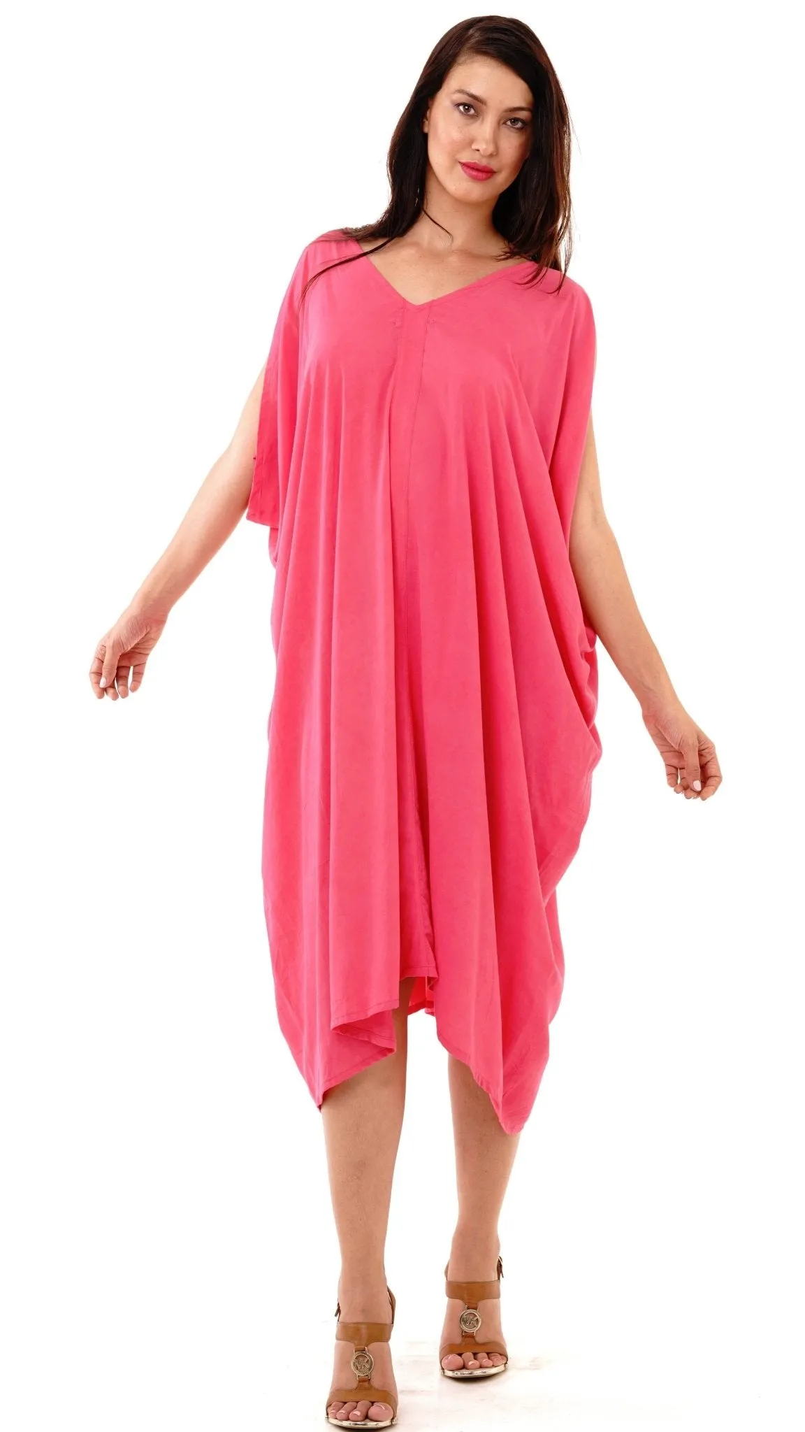 Attika Goddess Loose Fitting Tunic Sleeveless Summer Dress