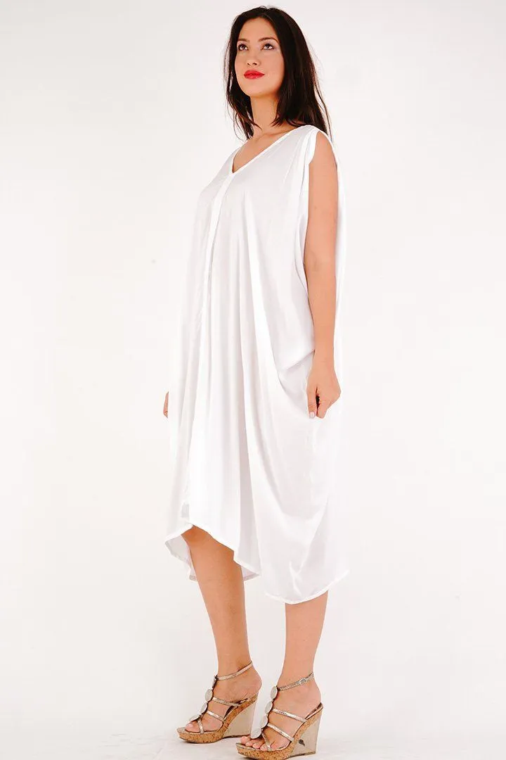 Attika Goddess Loose Fitting Tunic Sleeveless Summer Dress