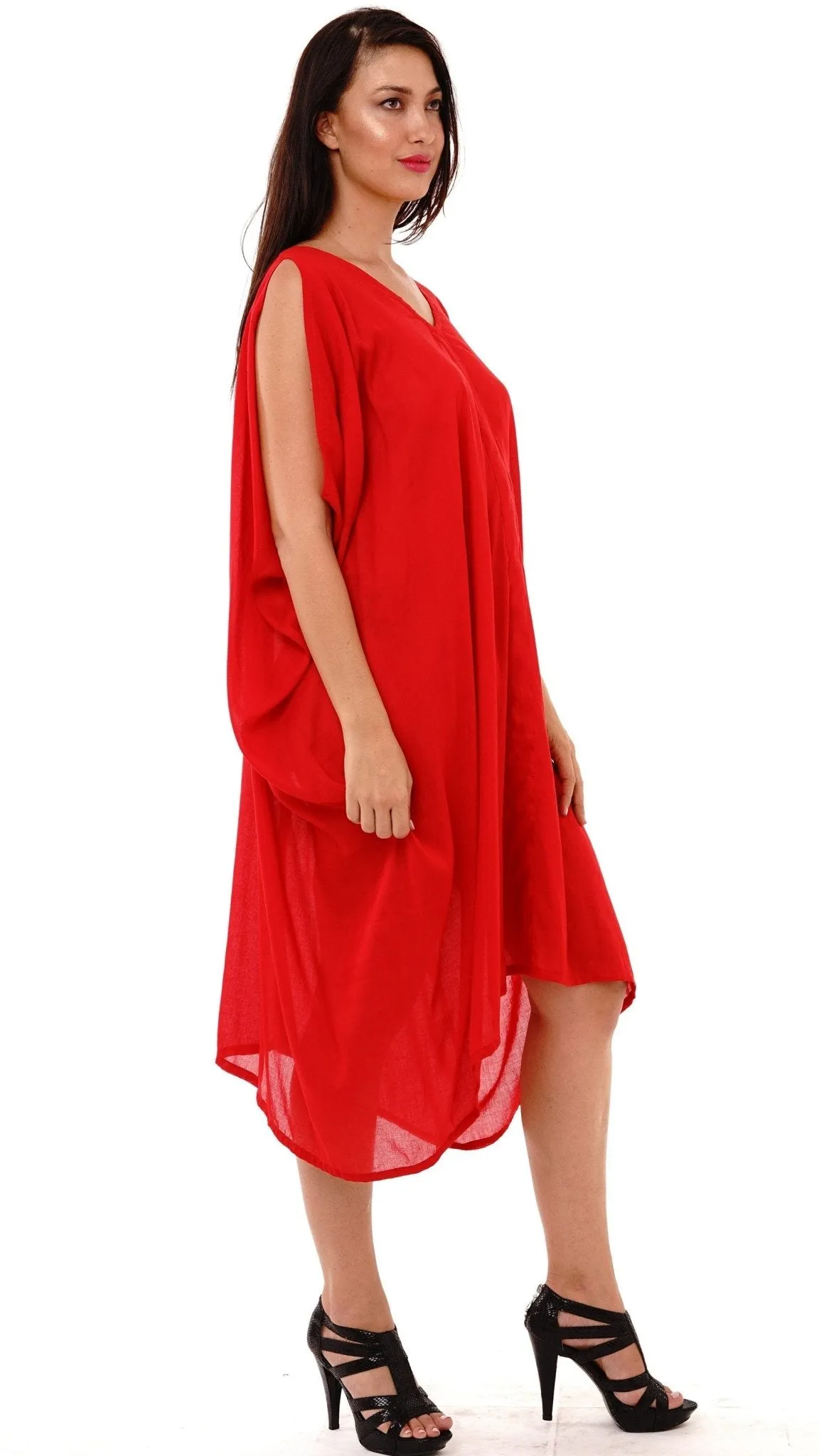 Attika Goddess Loose Fitting Tunic Sleeveless Summer Dress