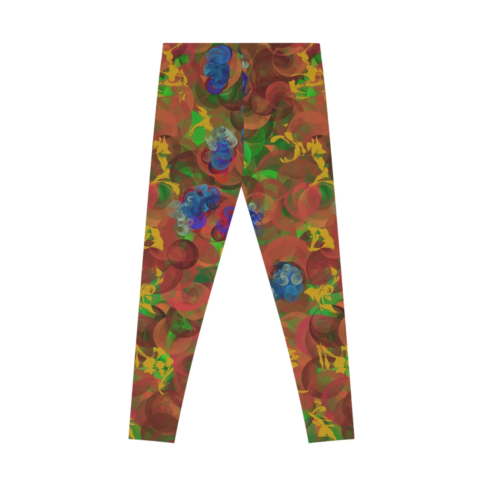 Bubbles and Berries, Stretchy Leggings (AOP)