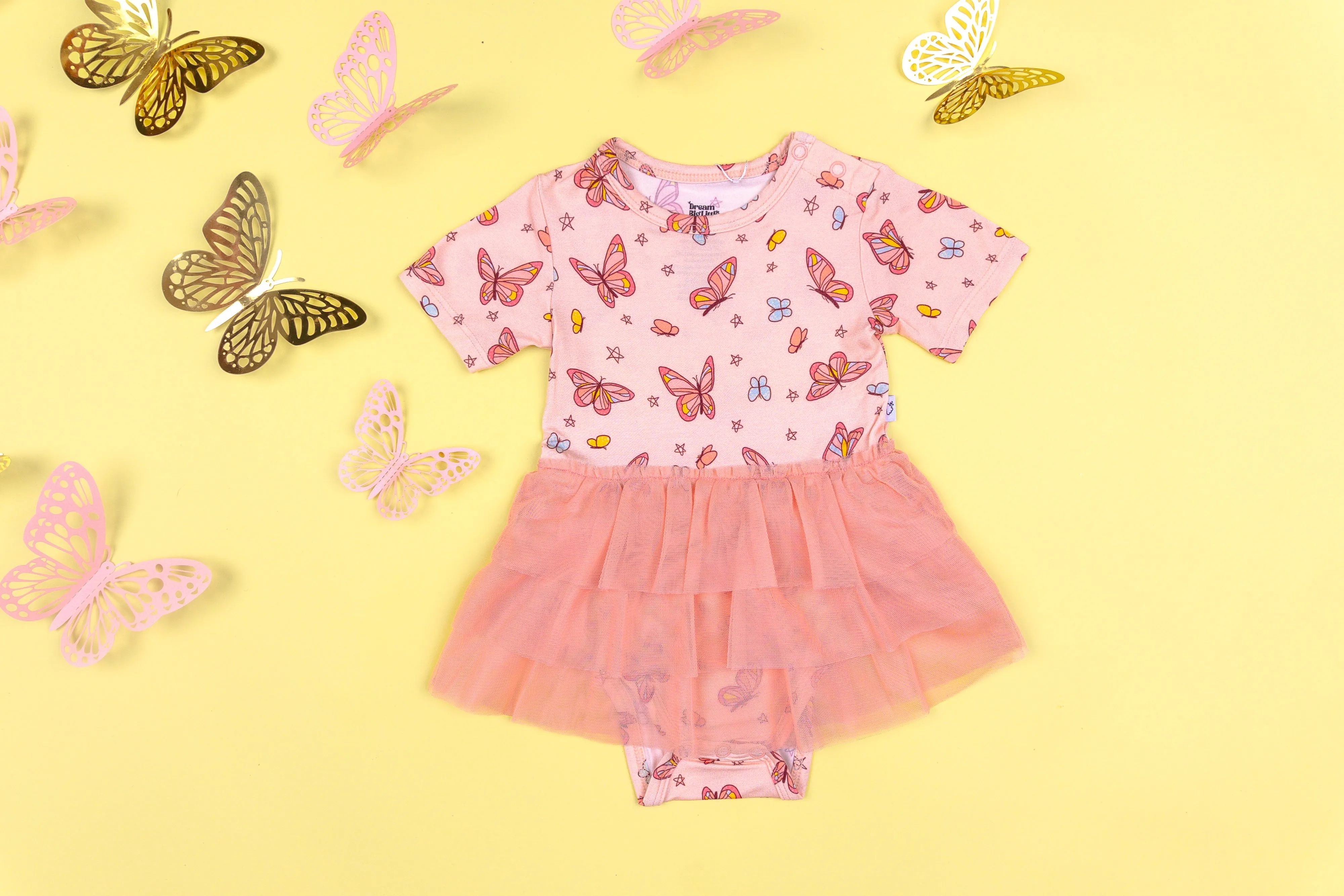 CHASING BUTTERFLIES DREAM TUTU BODYSUIT DRESS