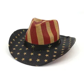 Classic American Flag Cowboy Hat