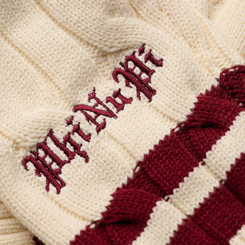 Custom Greek Sweater | Fraternity Knitwear |Varsity Letter Knit Sweater