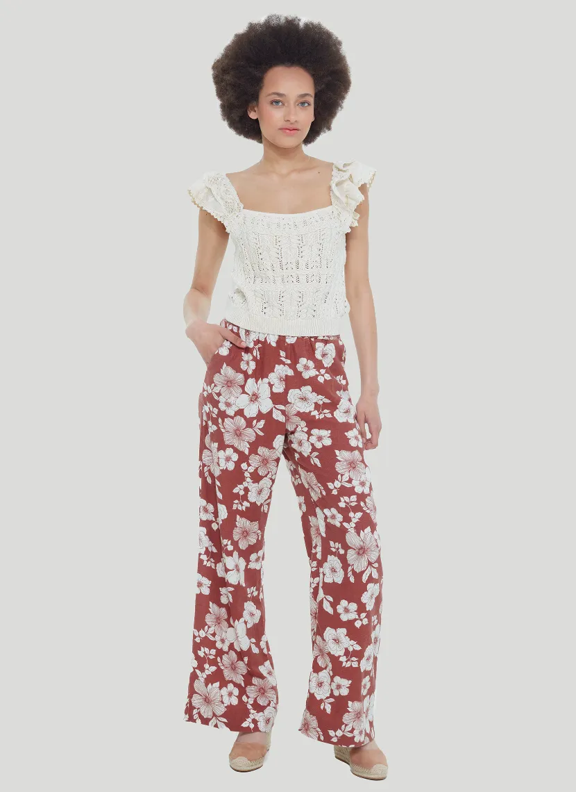 DEX Sienna Tropical Wide Pant