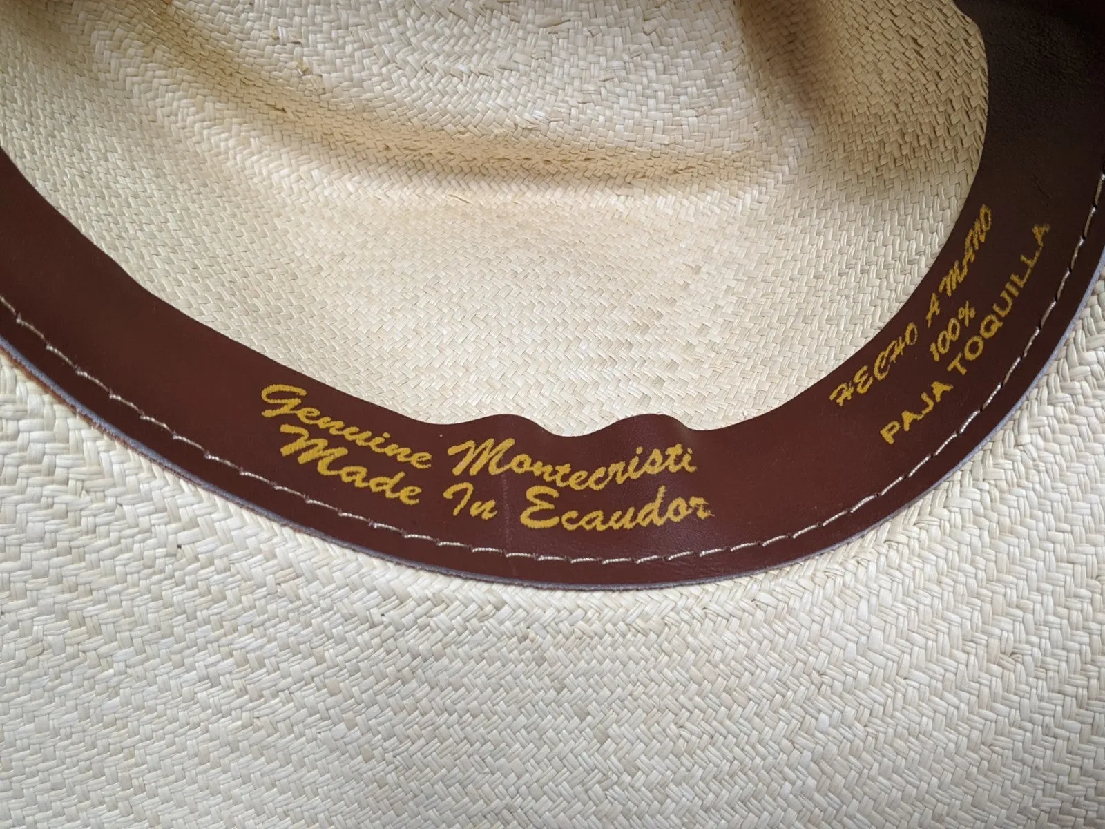 Fedora 7 - Natural (Montecristi Panama) #20-199