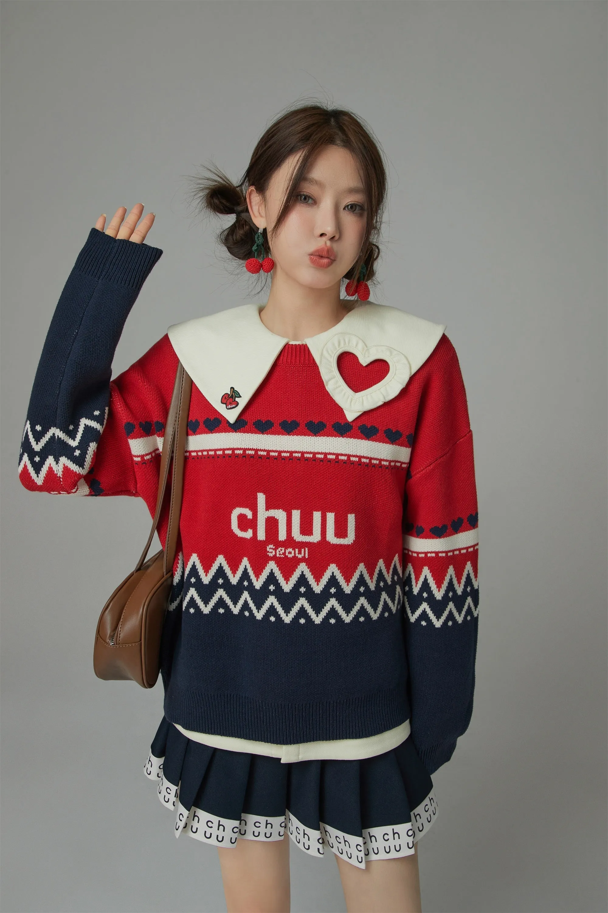 Feeling Festive Stripe Knit Sweater