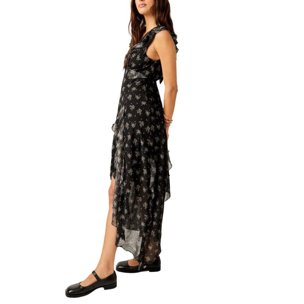 Free People Joaquin Dress in Black Combo