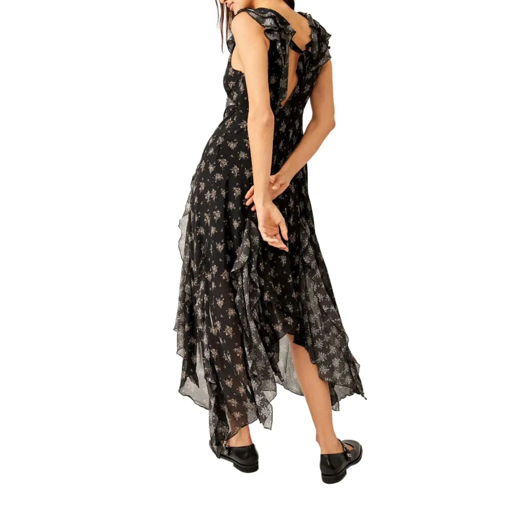 Free People Joaquin Dress in Black Combo