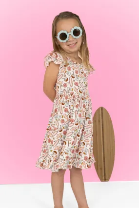 FUN IN THE SUN DREAM RUFFLE DRESS