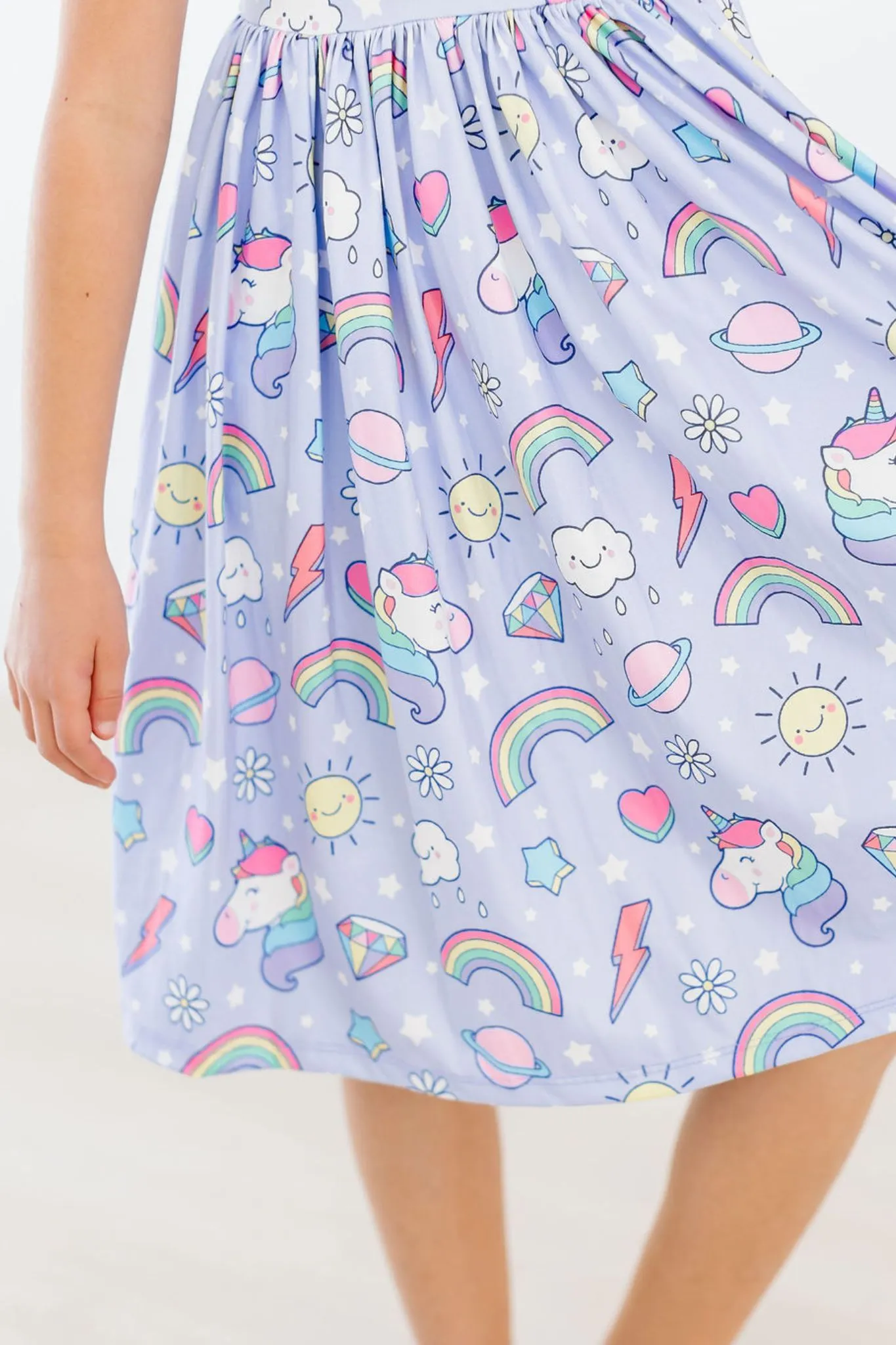 Galactic Unicorns S/S Twirl Dress