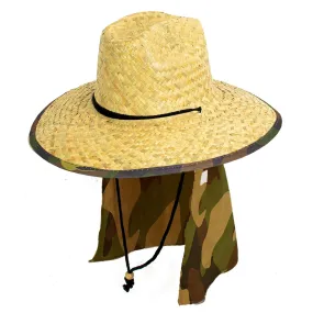 Goldcoast Kenny Digital Straw Camo Straw Lifeguard Hat GCB4096