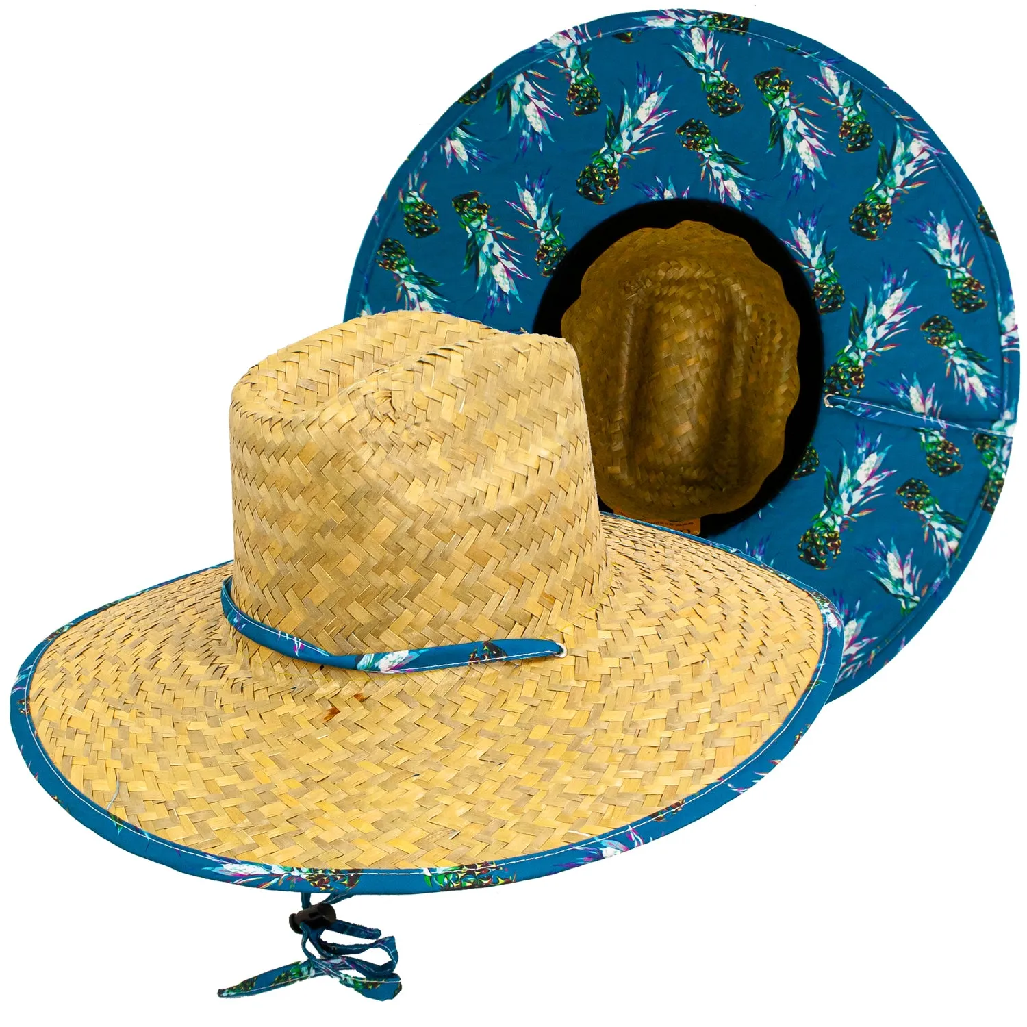 Goldcoast Wild Pine Straw Lifeguard Hat GCB3331