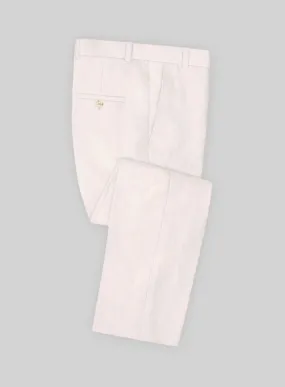 Italian Prato Light Pink Linen Pants