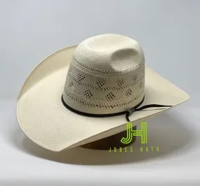 JH Straw- ”Fresa”  4“ 1/4 brim (comes open and flat)