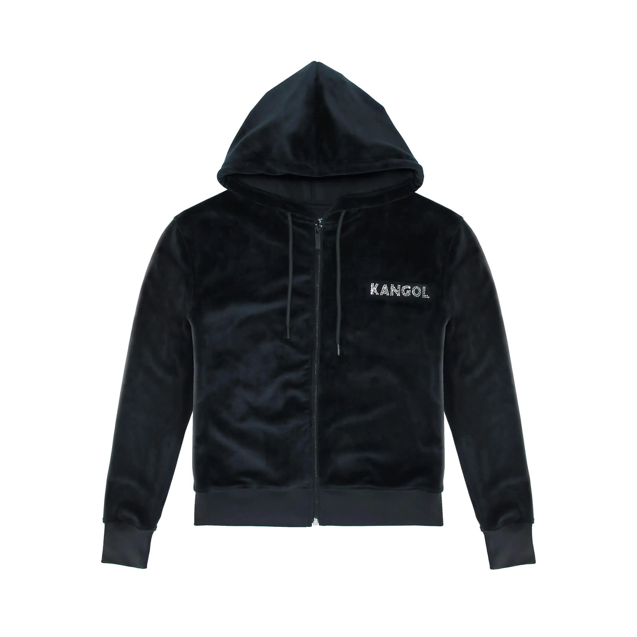 Kangol Velour Crystal Zip Hoodie