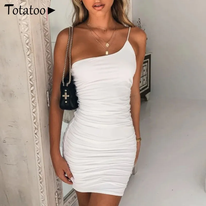 Lace Up V Neck Ruched Bodycon Mini Dress