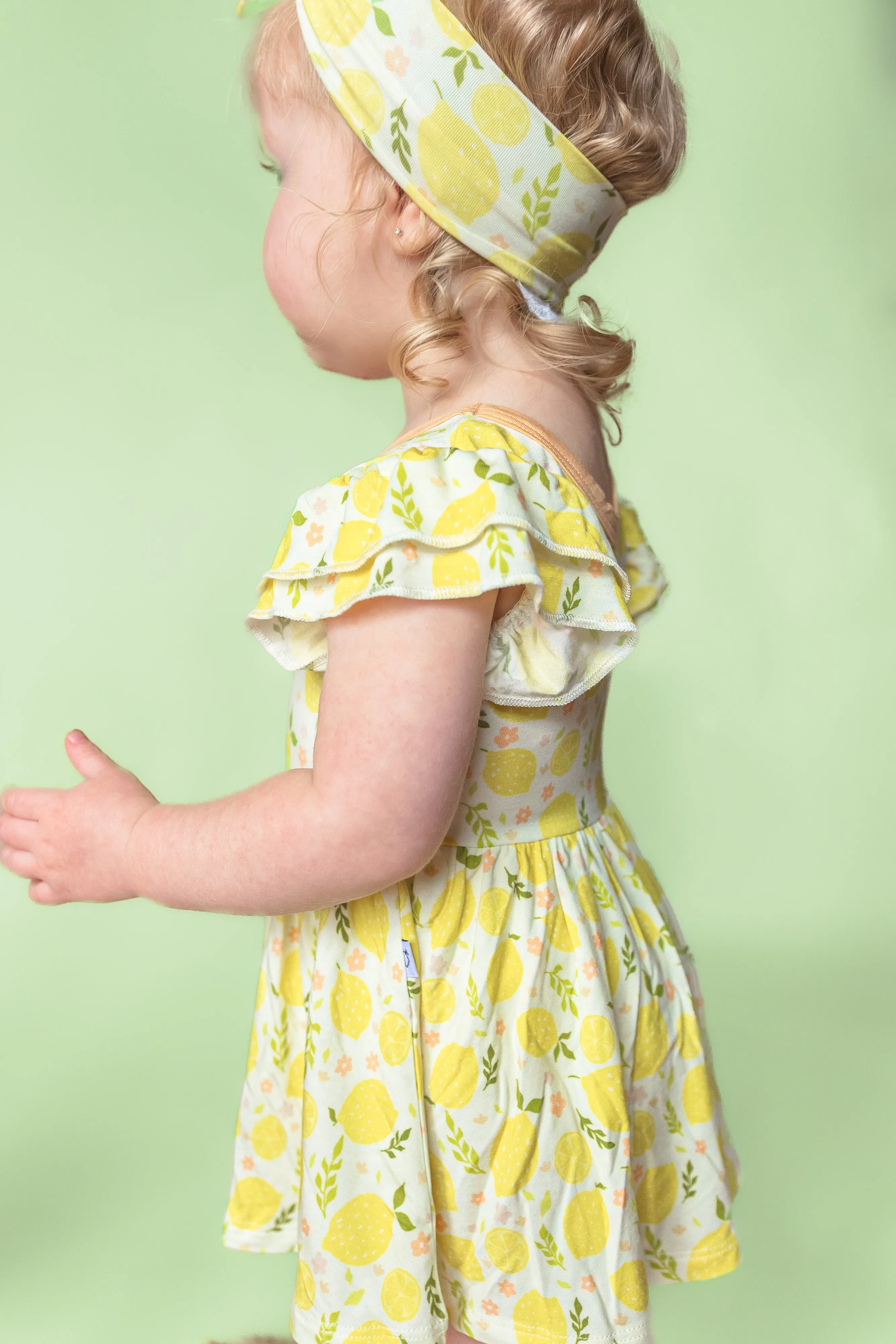 LEMON BLOSSOMS DREAM BODYSUIT DRESS