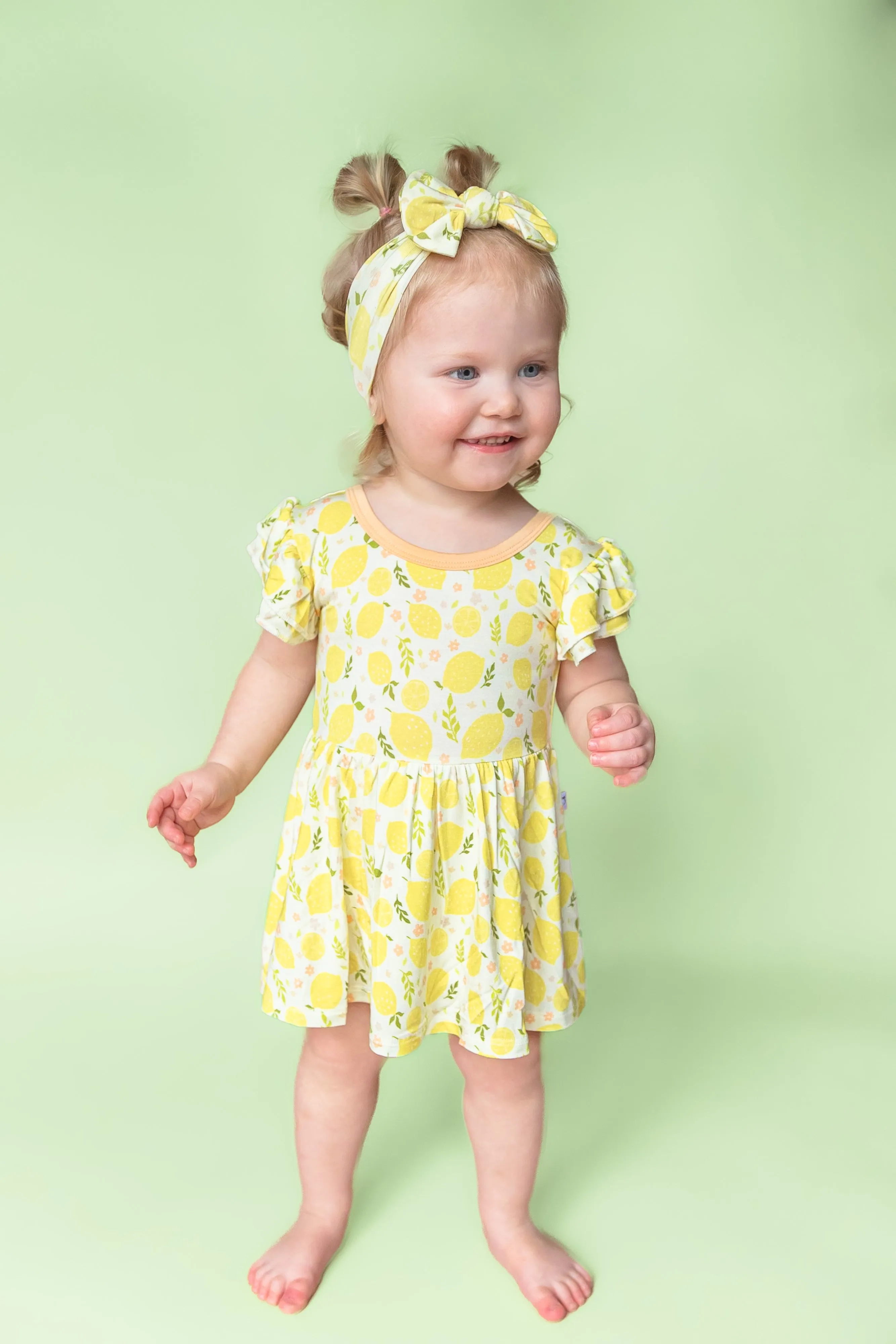 LEMON BLOSSOMS DREAM BODYSUIT DRESS