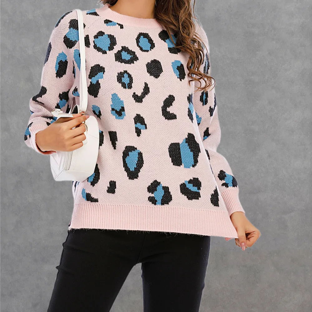 Leopard Print Women Sweaters Wholesale