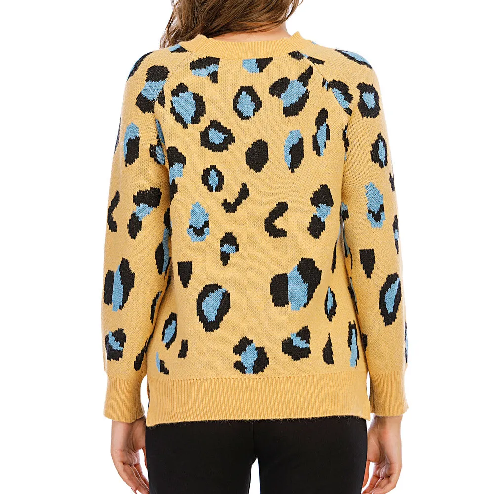 Leopard Print Women Sweaters Wholesale