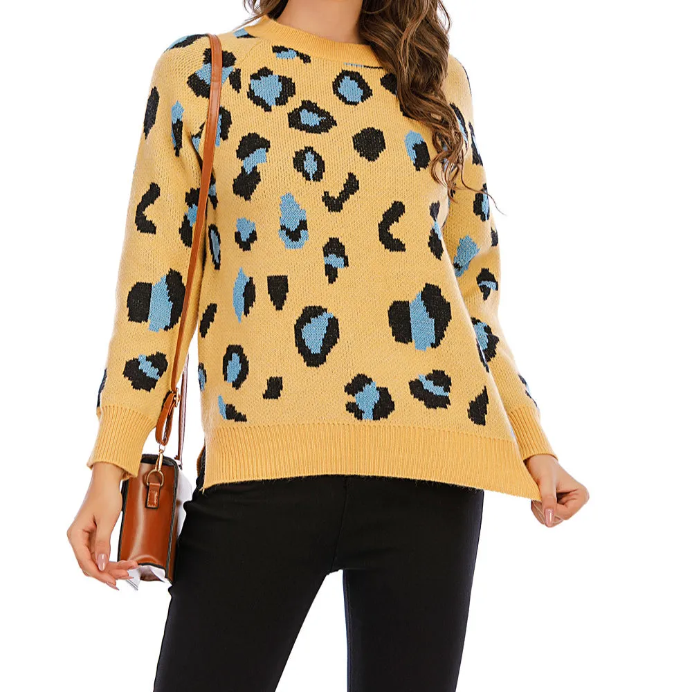 Leopard Print Women Sweaters Wholesale