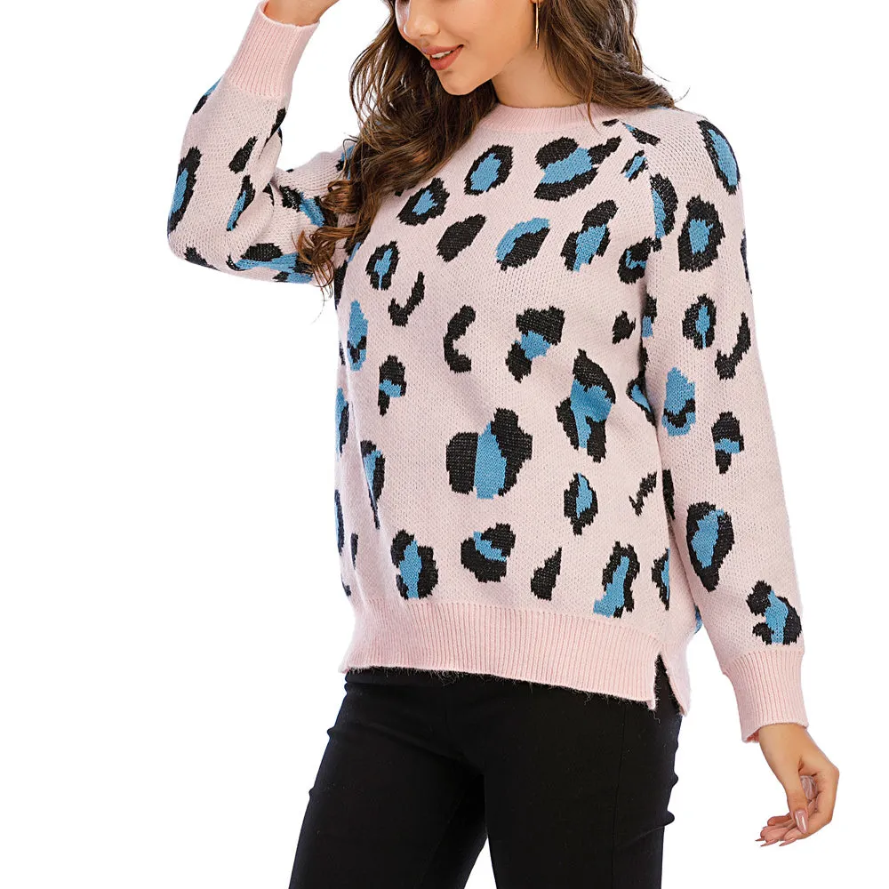 Leopard Print Women Sweaters Wholesale