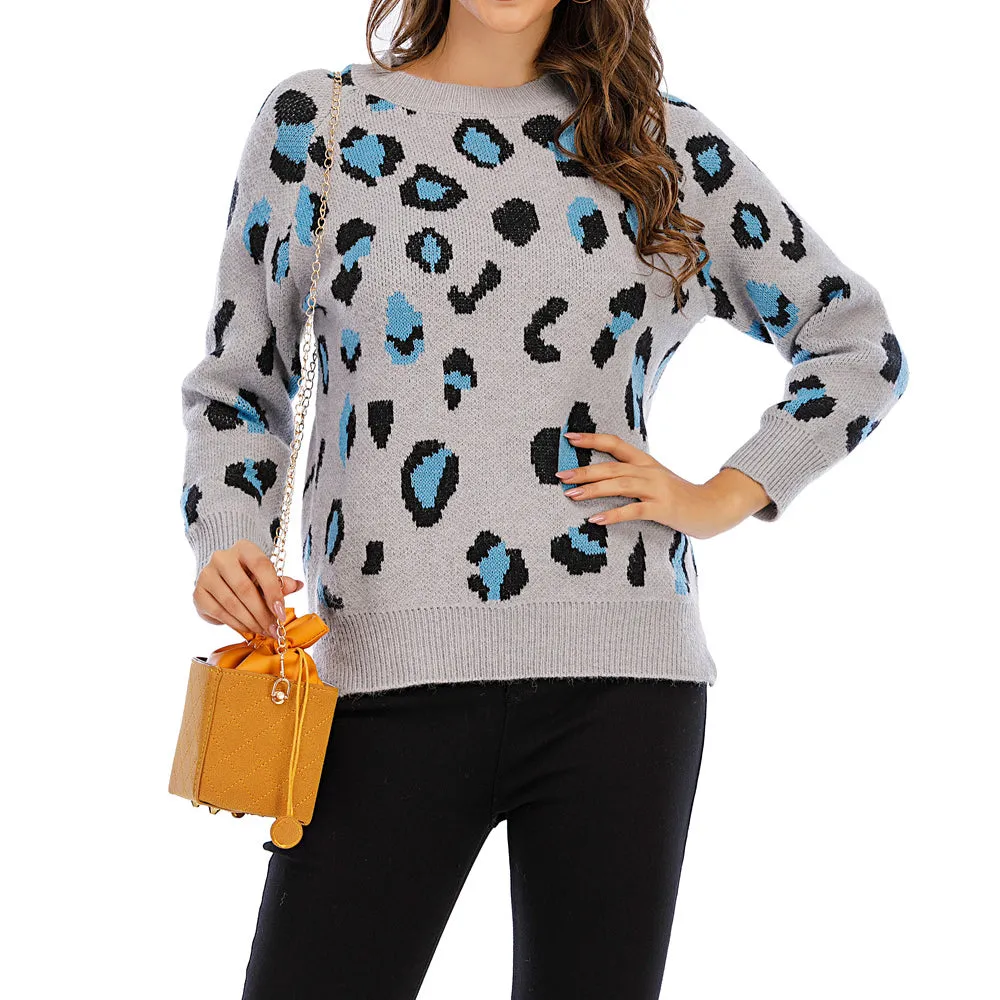 Leopard Print Women Sweaters Wholesale