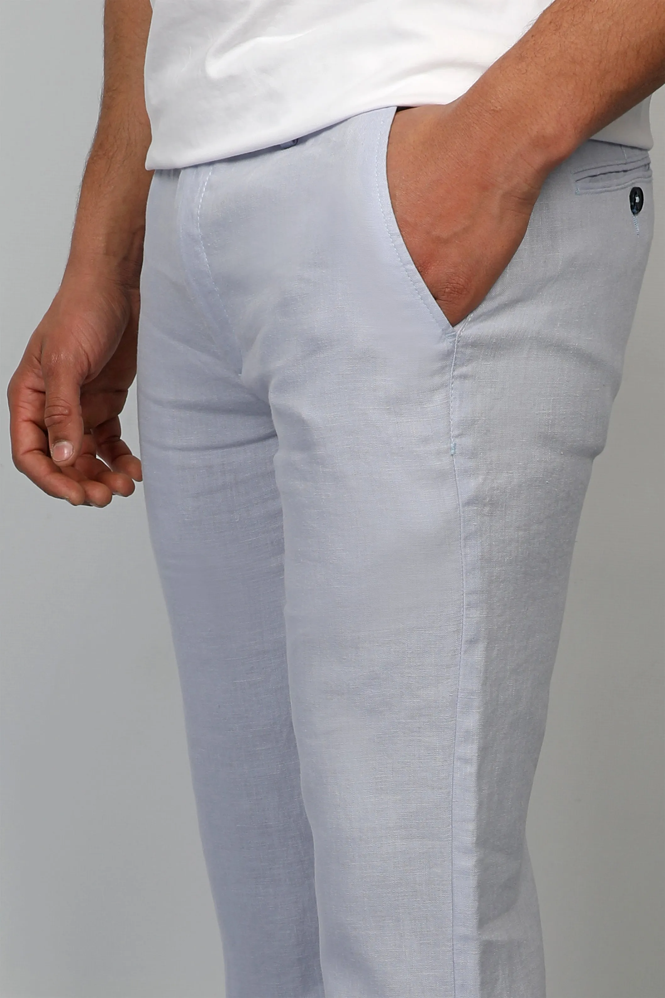 Linen Blue Pant