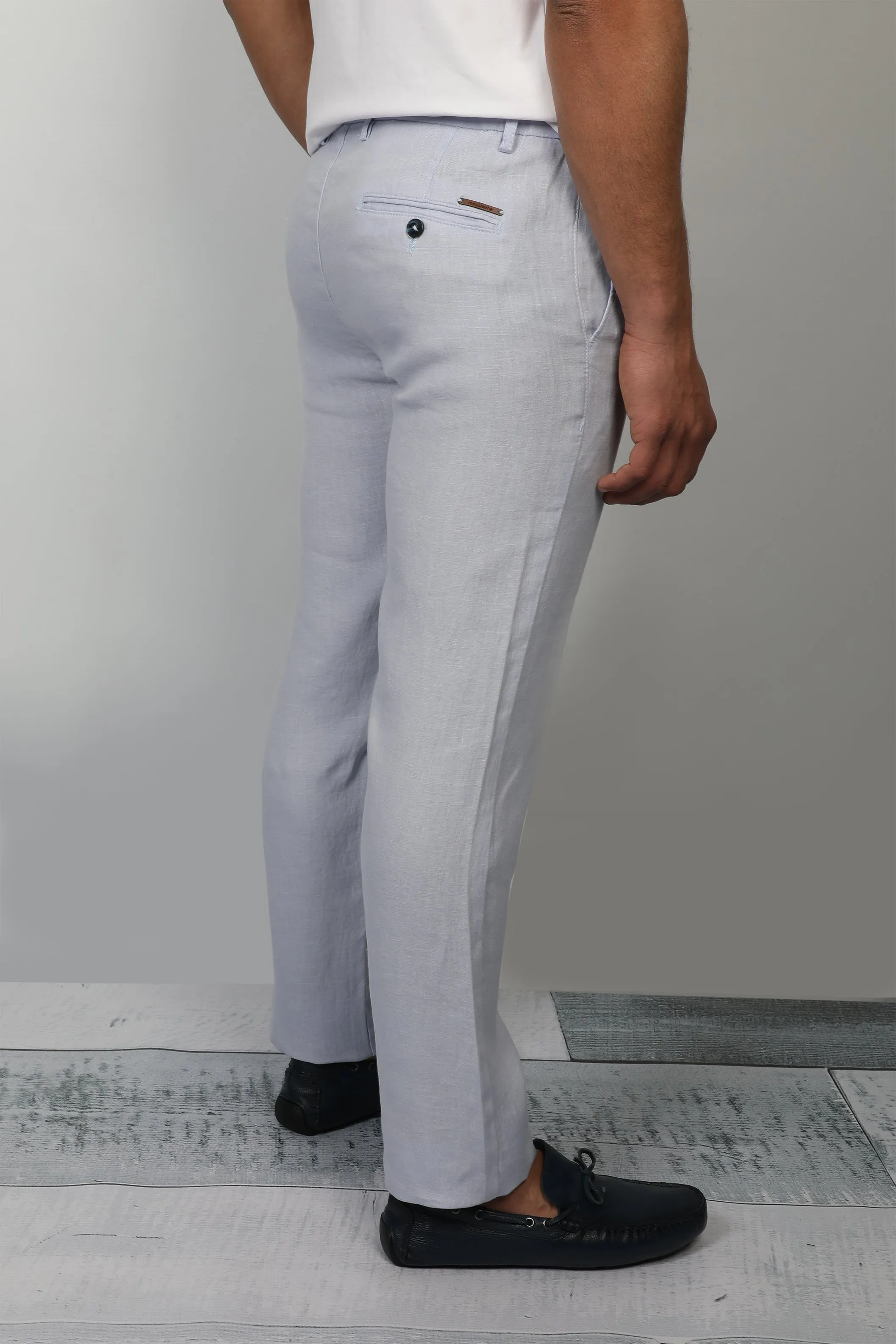 Linen Blue Pant