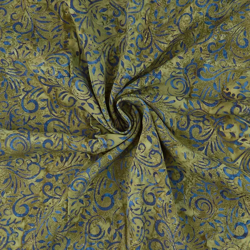 Rayon Batik Prints - Gecko Phoenix Rayon Batik Fabric