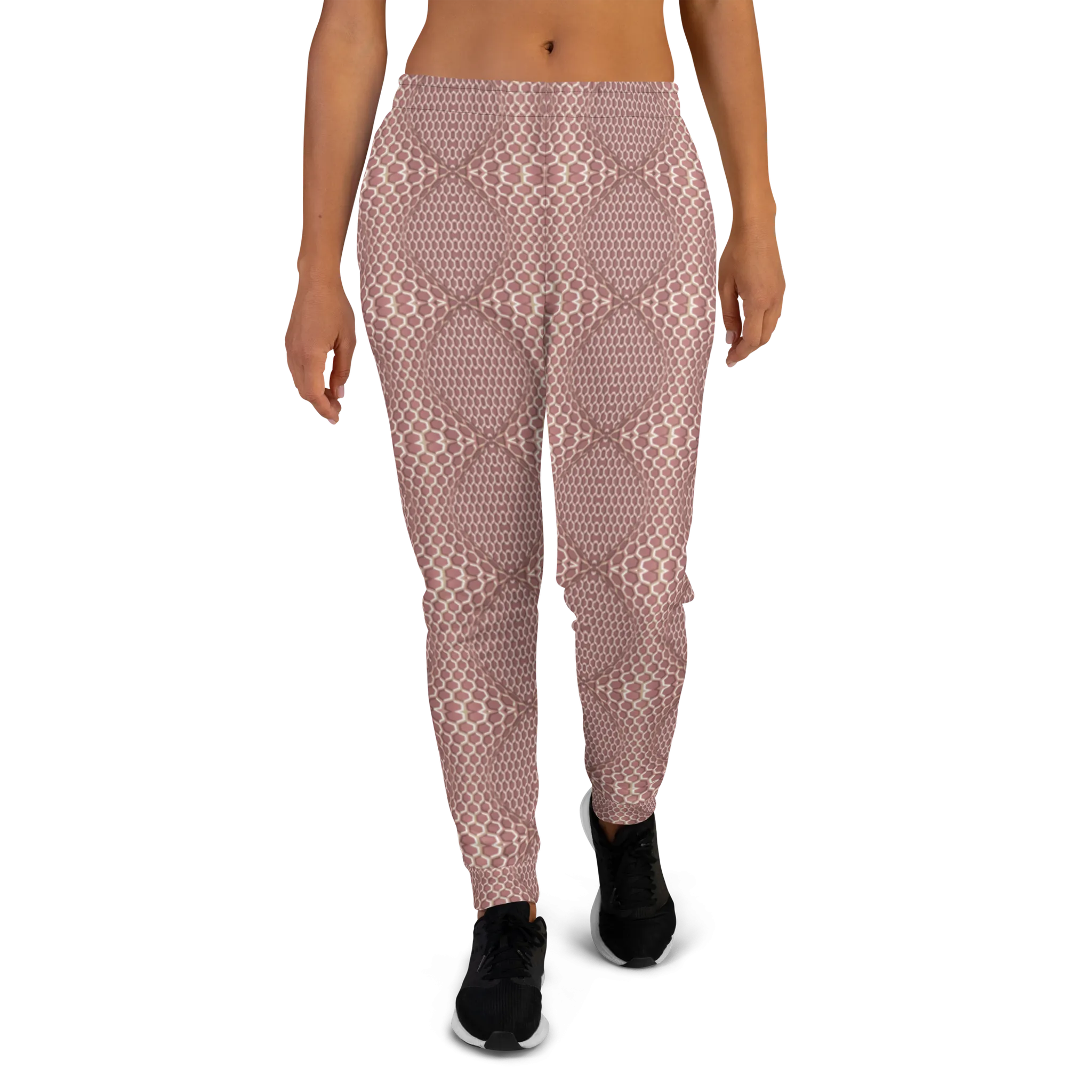 Recursia Illusions Game Women's Joggers In Pink