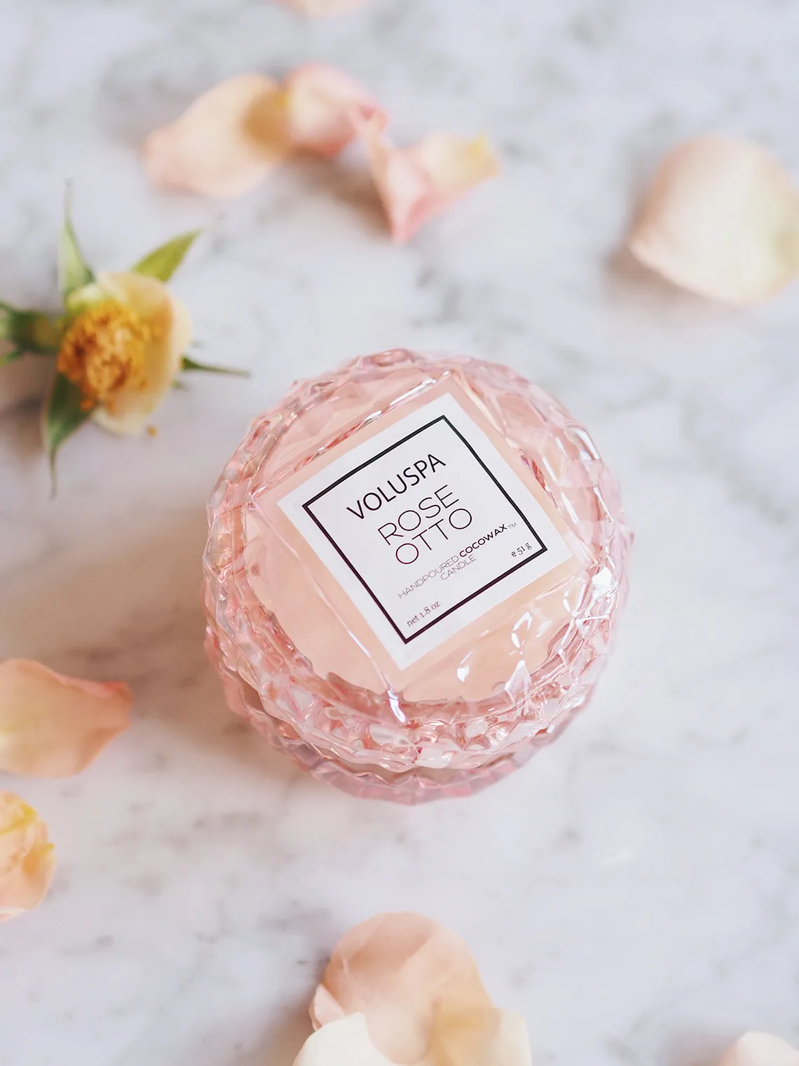 Rose Otto Macaron Candle