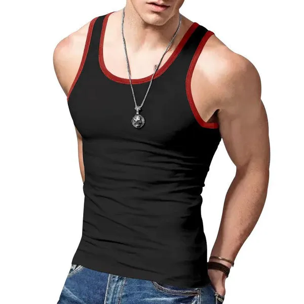 Sports Contrast Color Quick-drying Tank Tops