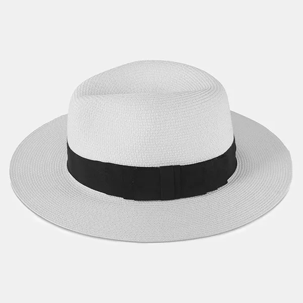 Straw Fedora Hat for Women and Men F019