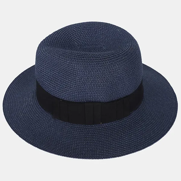 Straw Fedora Hat for Women and Men F019