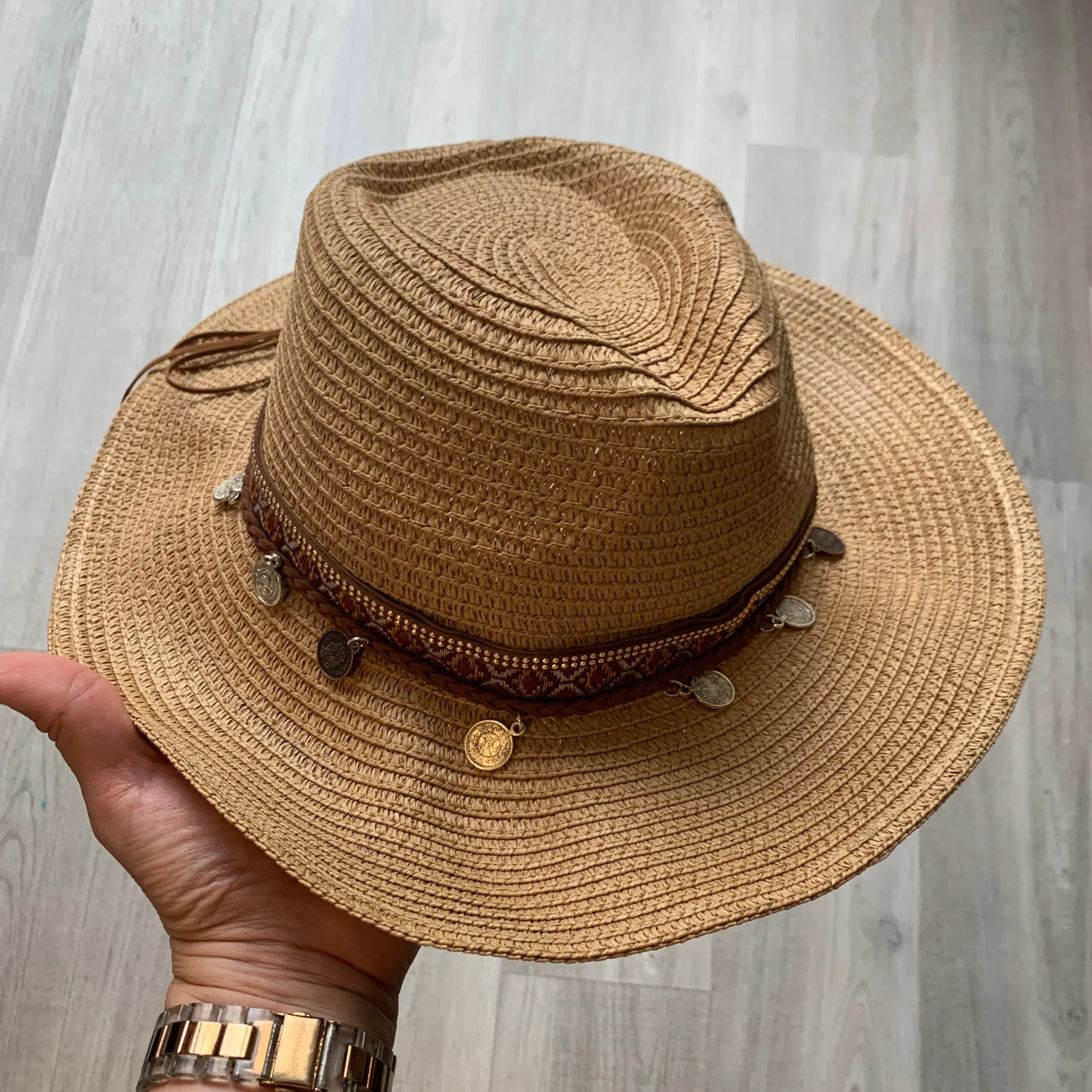 Texas Straw Hat decorated