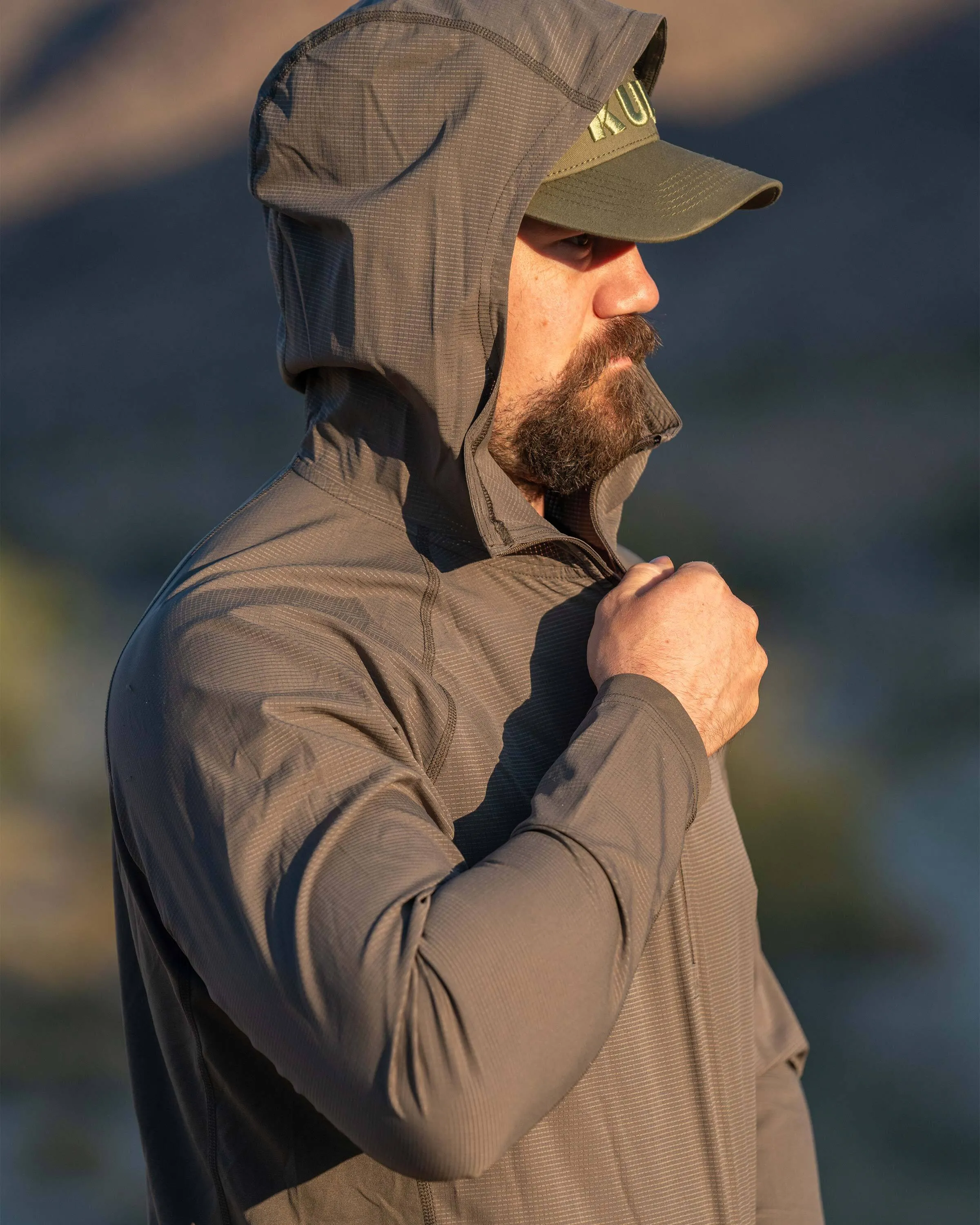 Tiburon Hybrid Hoodie | Ash