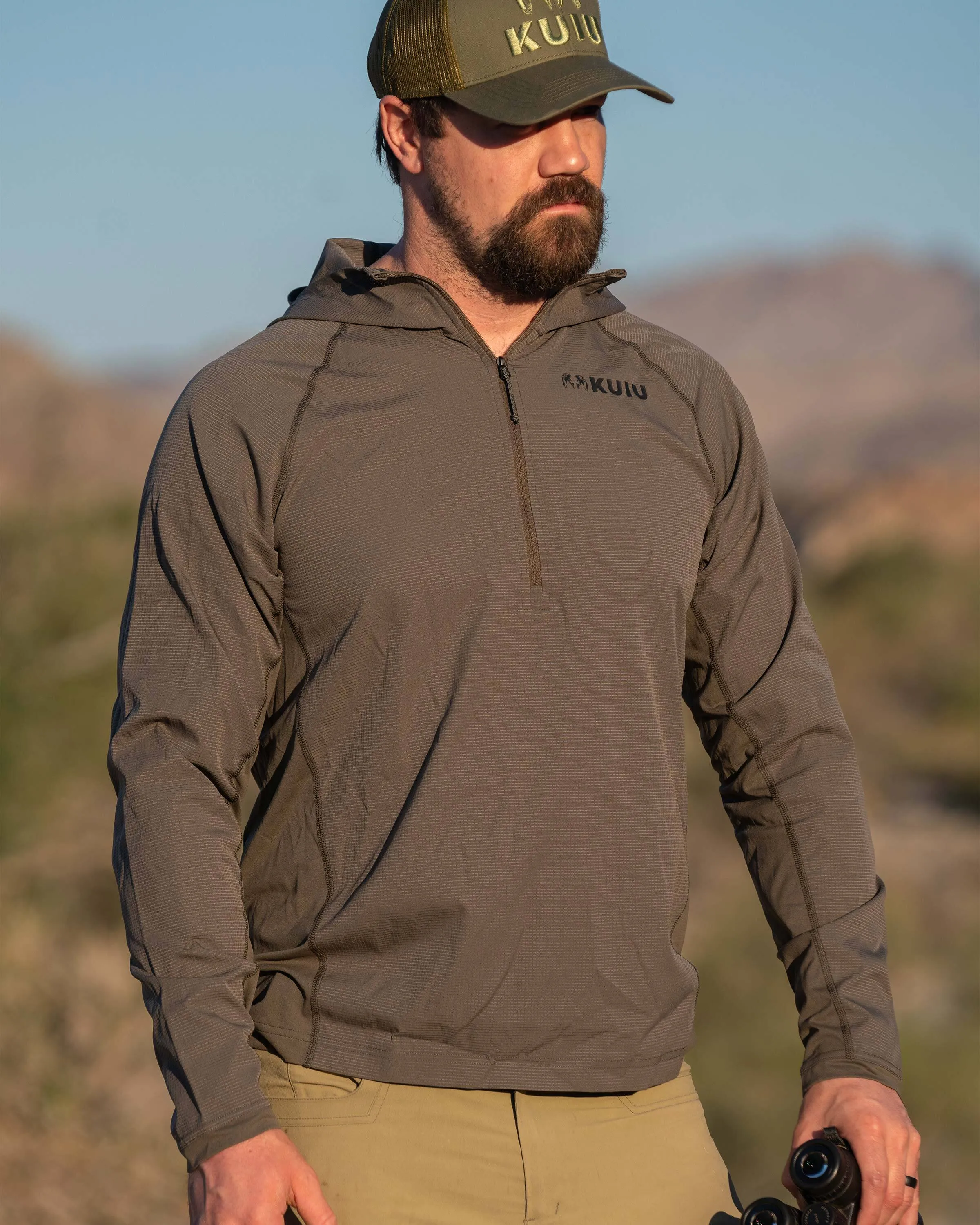 Tiburon Hybrid Hoodie | Ash