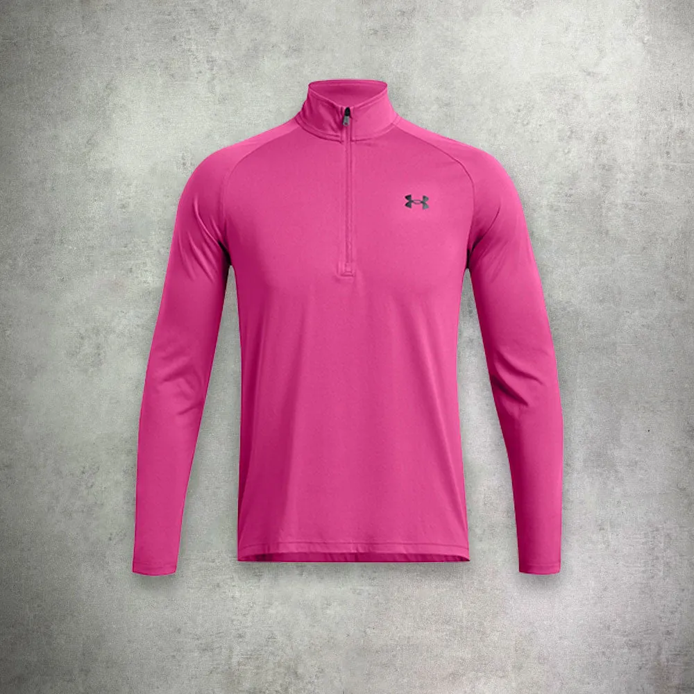 Under Armour Tech 2.0 Half Zip Pink