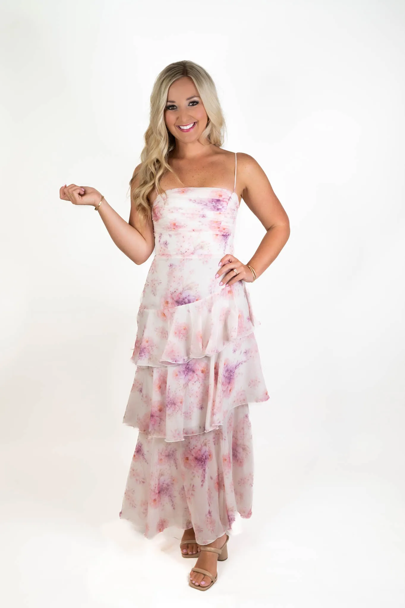 Unmatched Beauty Floral Maxi Dress