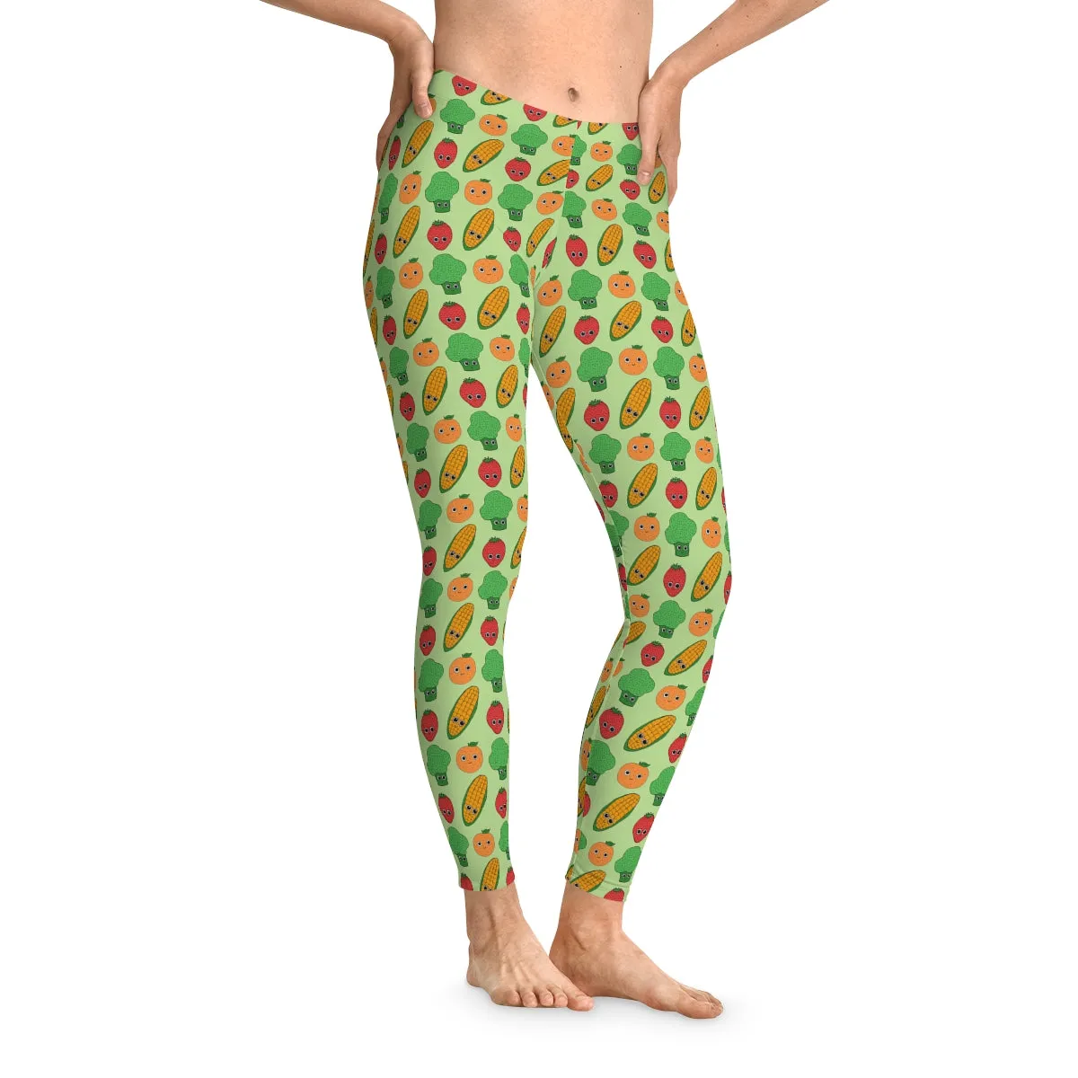 Veggie Garden Stretchy Leggings