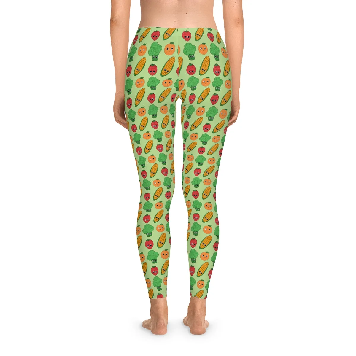 Veggie Garden Stretchy Leggings