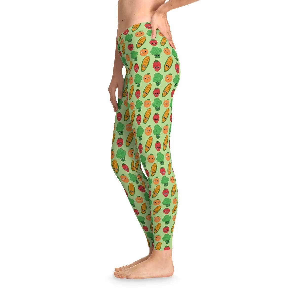 Veggie Garden Stretchy Leggings