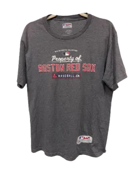 Vintage Boston Red Sox Grey T-Shirt Medium