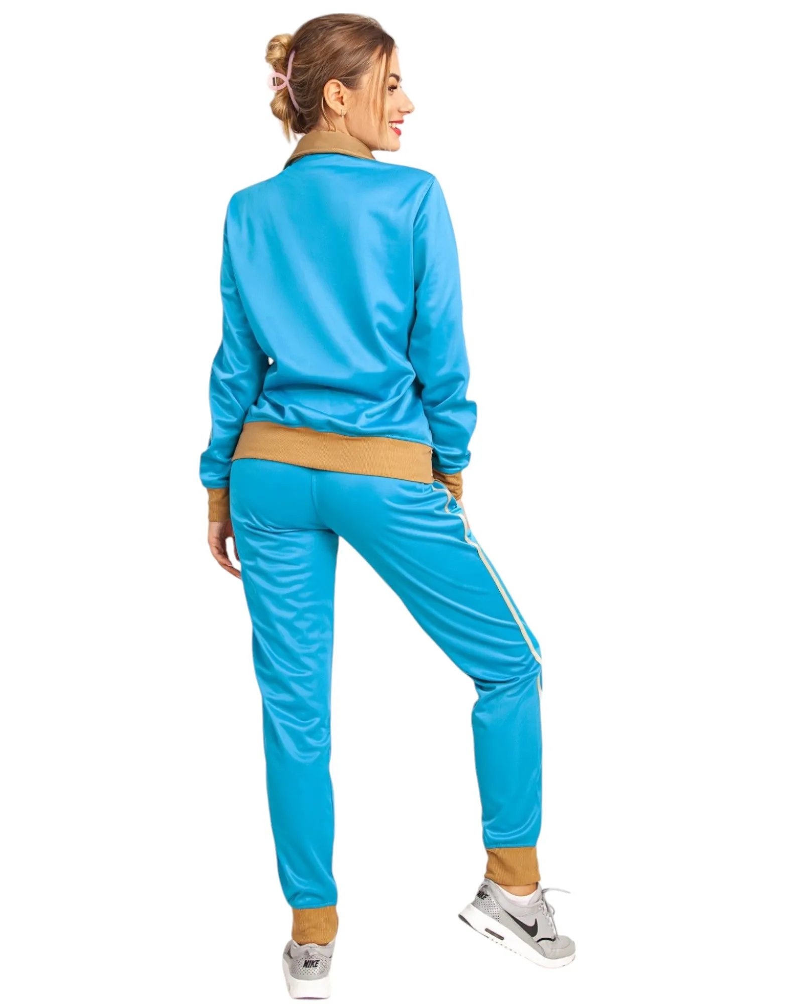 Women's 2-Piece Sunshine Jogger Tracksuit Track Jacket and Track Pants