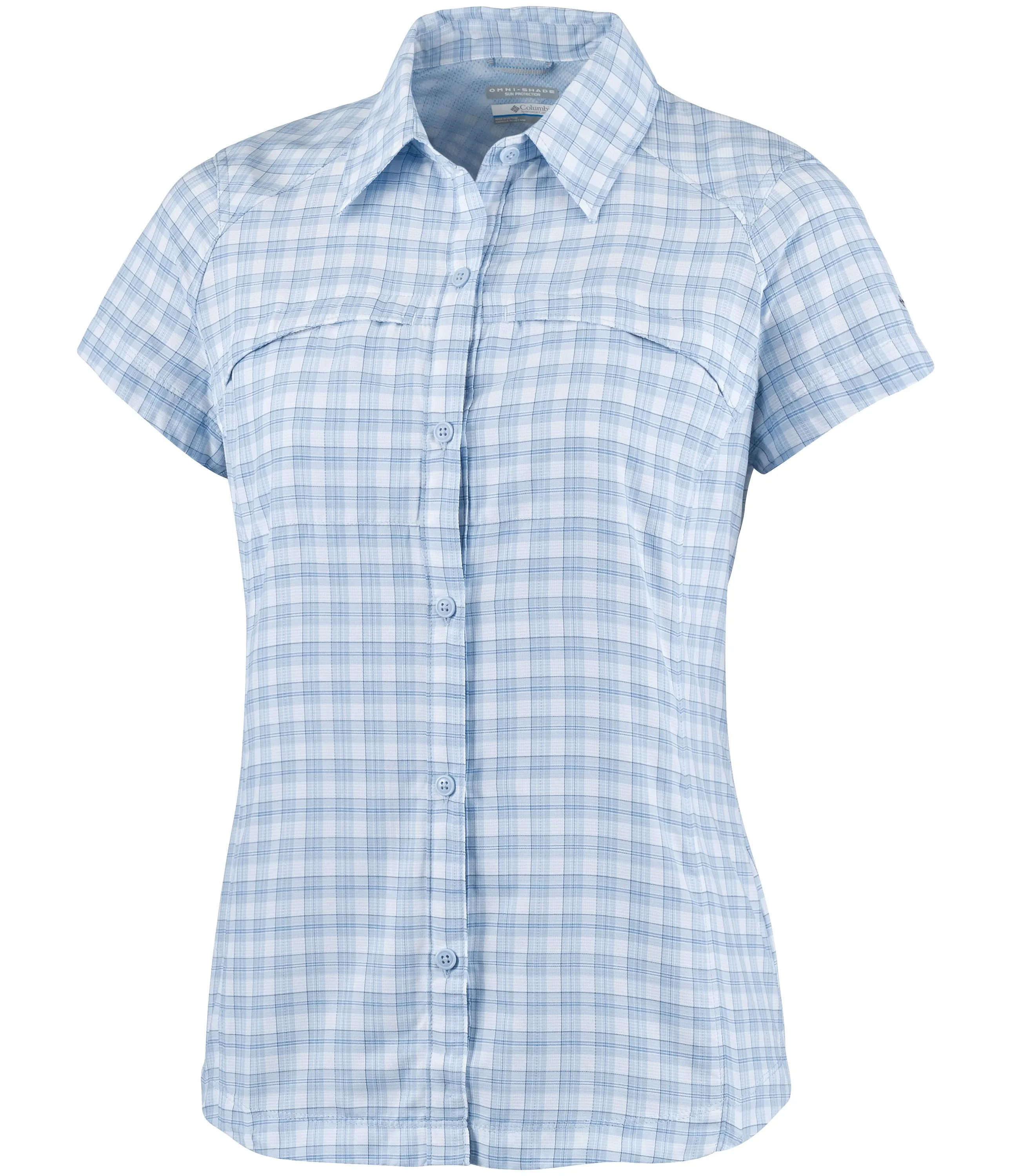 WOMEN'S SILVER RIDGE MULTI PLAID SHORT SLEEVE SHIRT