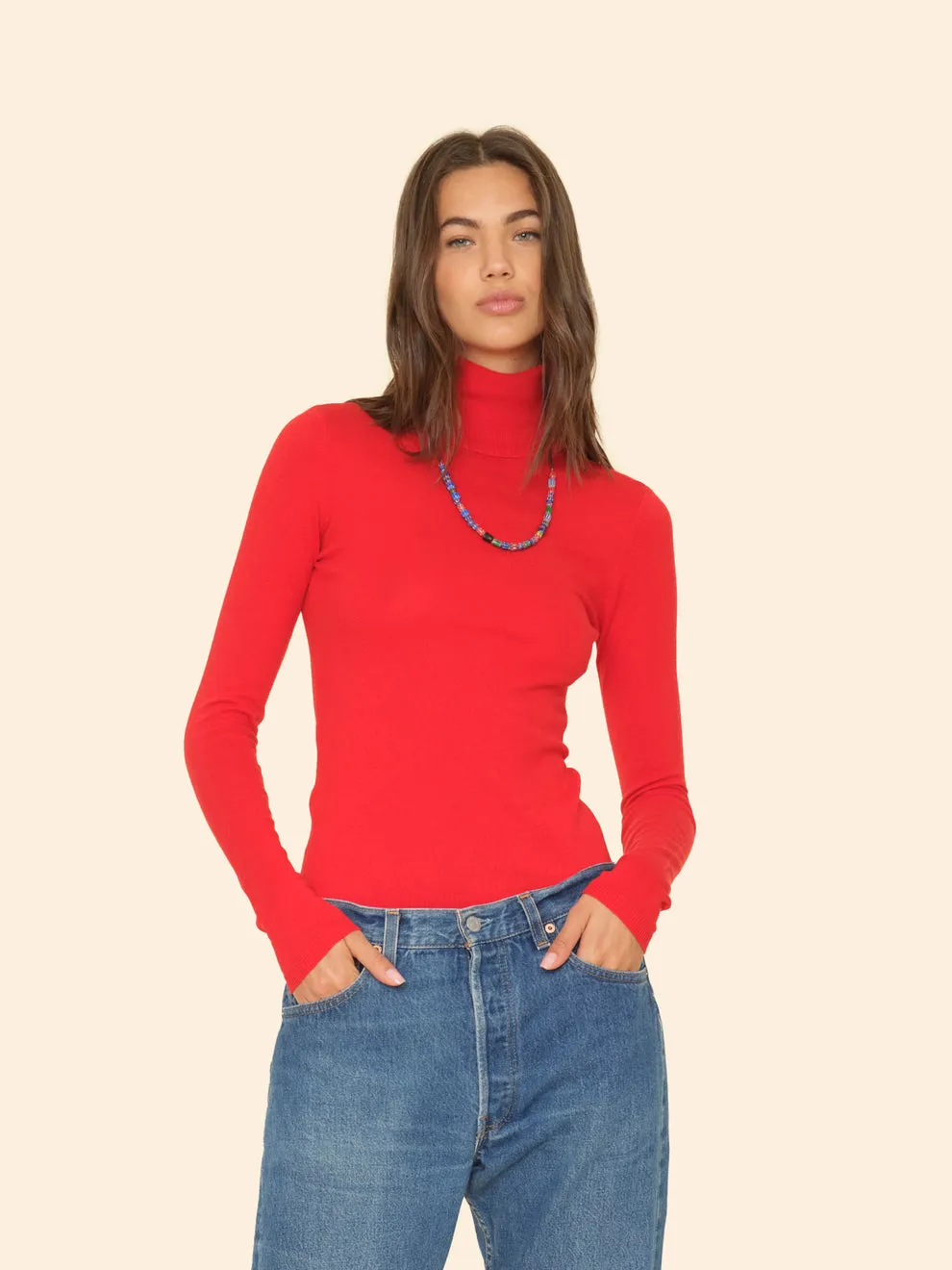 Xirena Bright Flame Tommy Sweater